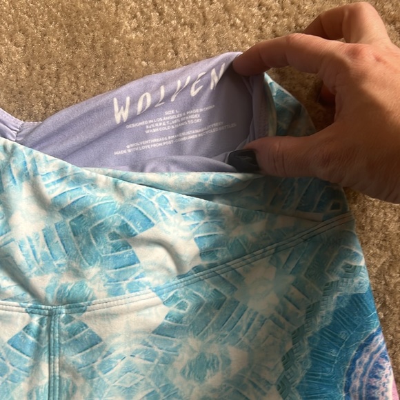 WOLVEN Shorts New Never Worn Chakra - Picture 2 of 3